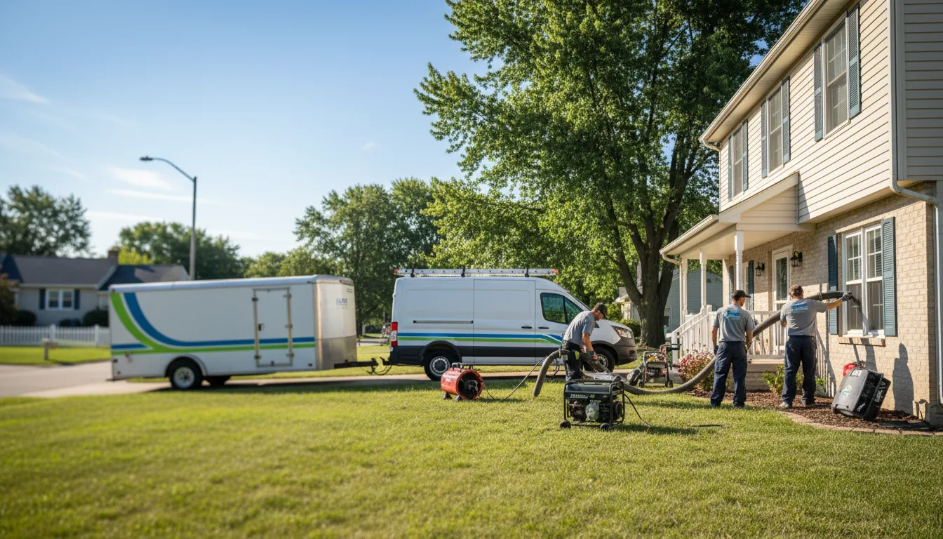 Flooded Basement Restoration And Cleanup With Repair in Montrose, MI near me